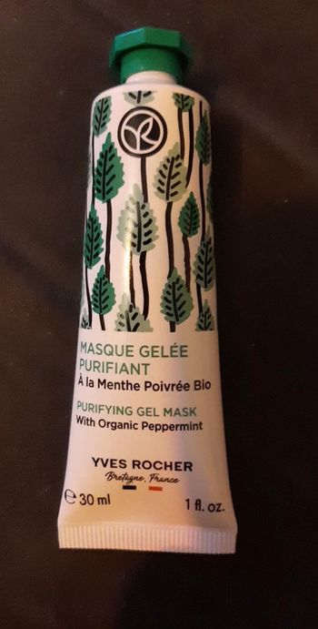 Masque Gelée Purifiant à la Menthe Poivrée Bio Yves Rocher