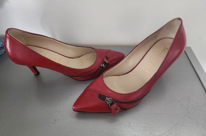 Escarpins rouges, San Marina, pointure 37 - photo numéro 3