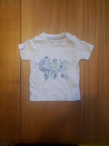 T shirt manches courtes baby trip voyage 6 mois