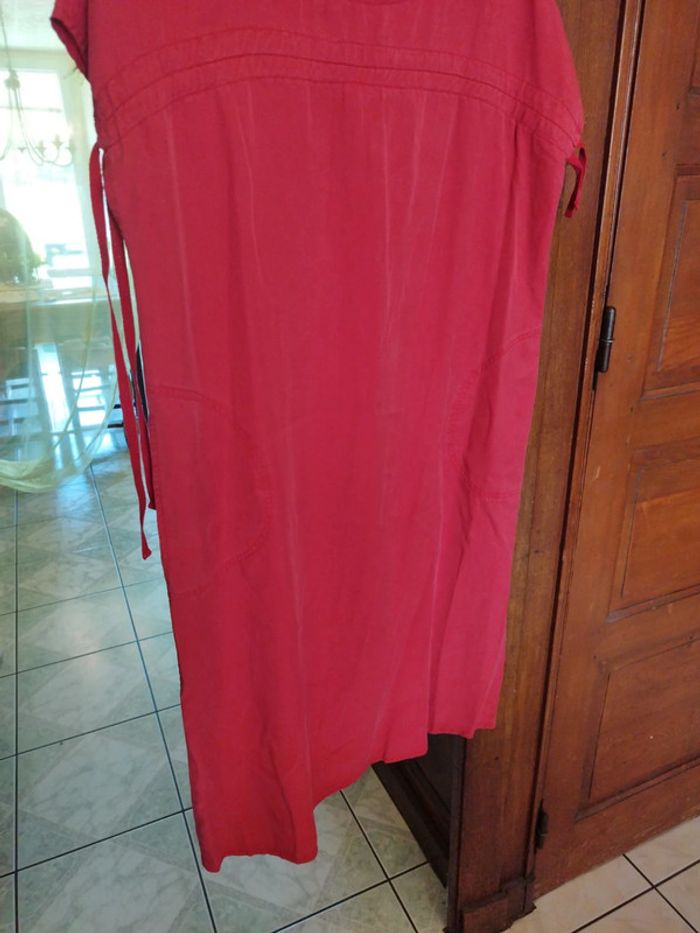 Robe rouge Fée Maraboutée poches vintage S/36 - photo numéro 11