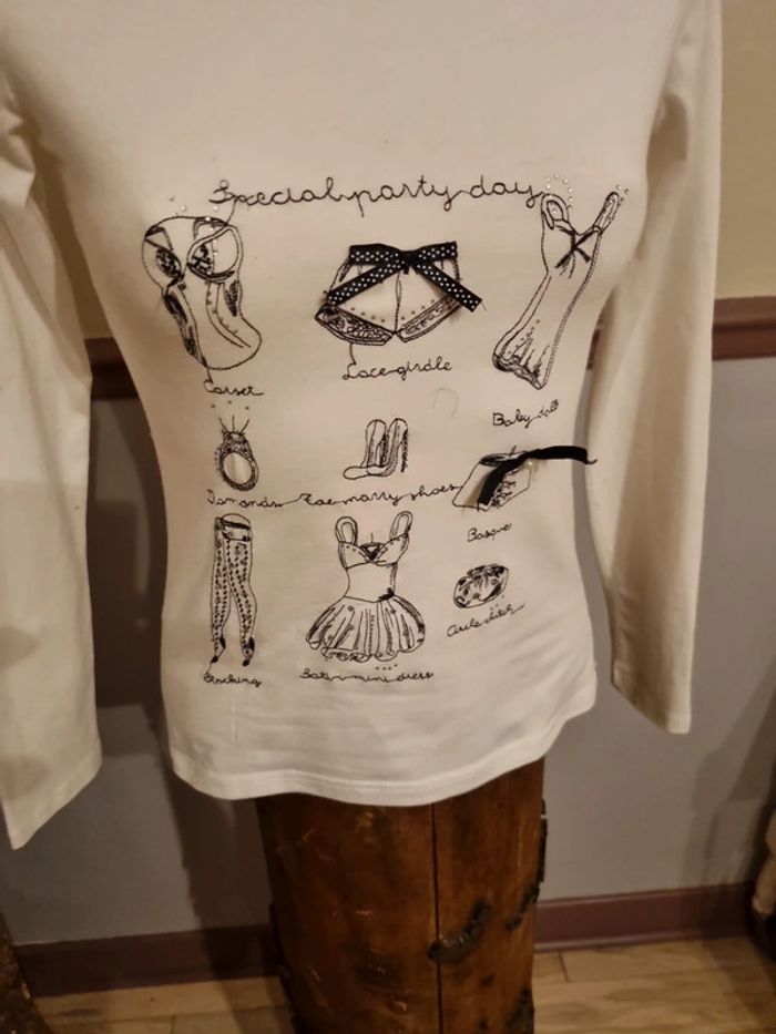 Tee shirt manches longues  38 - photo numéro 2