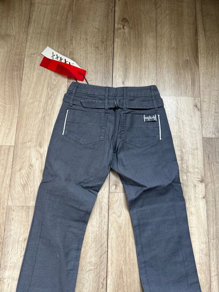Jean School rag gris clair tribu twill stretch W27 - photo numéro 4