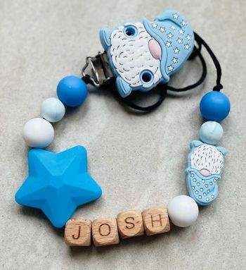 Attache tétine personnalisée