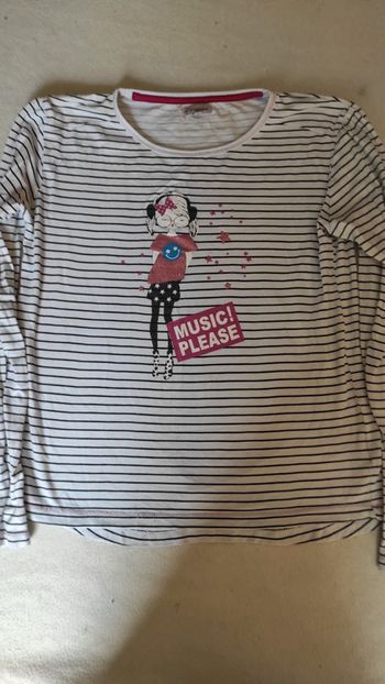 Tee shirt à rayures