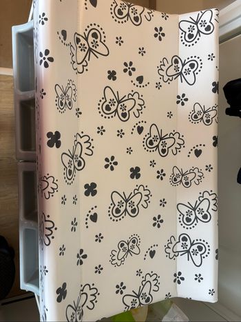Table à langer avec baignoire