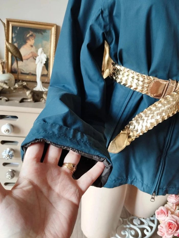 🌿Blouson Bleu Pétrole Unisexe Collection Vintage Aigle Taille 38/40🌿 - photo numéro 5