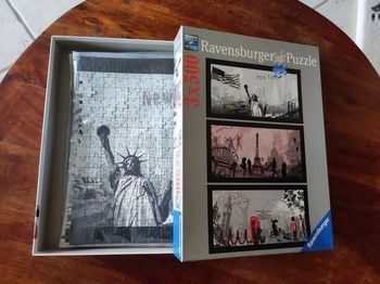Lot de puzzles Londres Paris NY Ravensburger 3x500 pièces