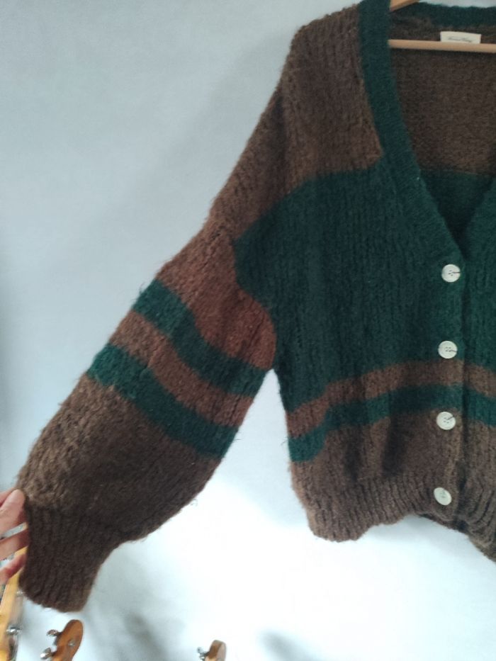 Cardigan mohair American Vintage - photo numéro 3