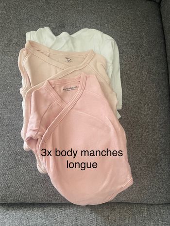 Lot body manche longue