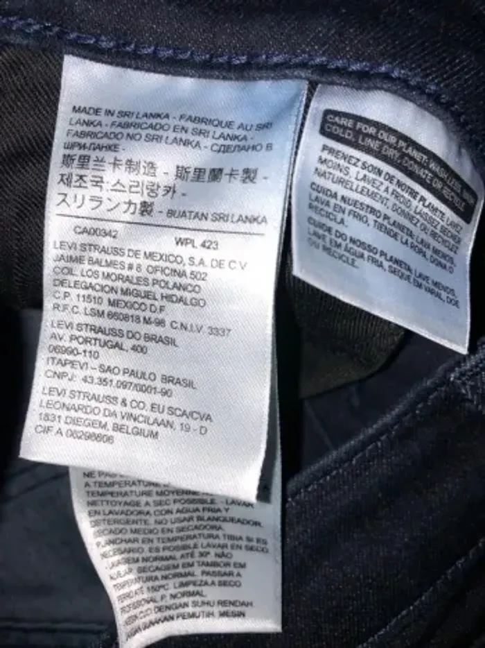 Jeans slim Levi’s taille 24 XXS - photo numéro 6