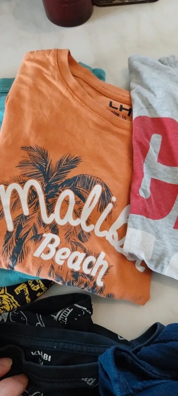 Lot de 8 tee-shirts garçon taille 8 ans - photo numéro 8