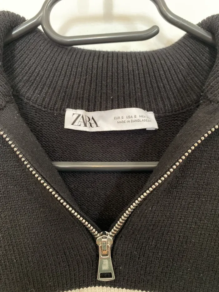 Pull col camionneur Zara - photo numéro 2