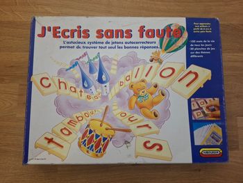 Jeu éducatif j’ecris sans faute
