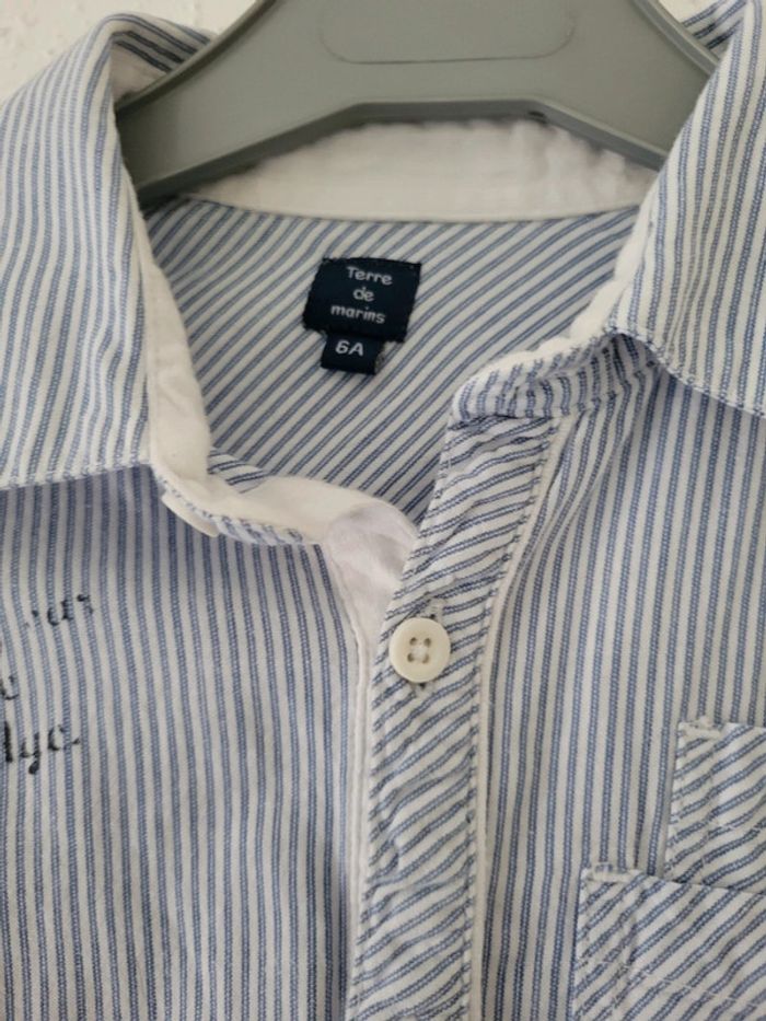 Chemise manches longues garçon 👦 6 ans - photo numéro 6