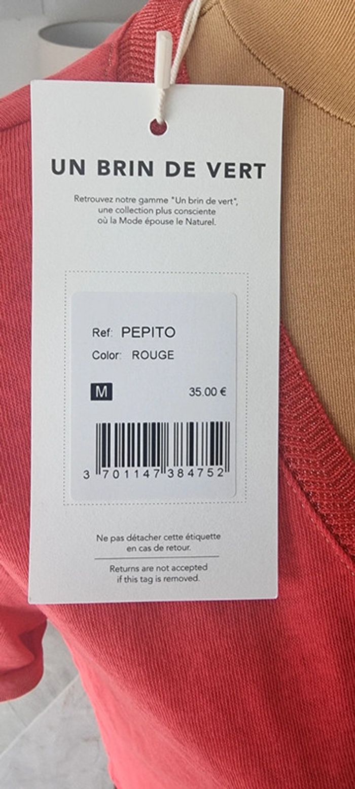T-Shirt Grace & Mila - Un brin de vert - Pepito Rouge - photo numéro 3