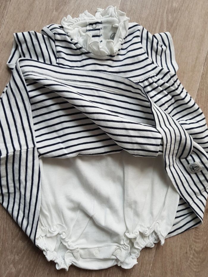 Robe et gilet 12 mois petit bateau - photo numéro 5