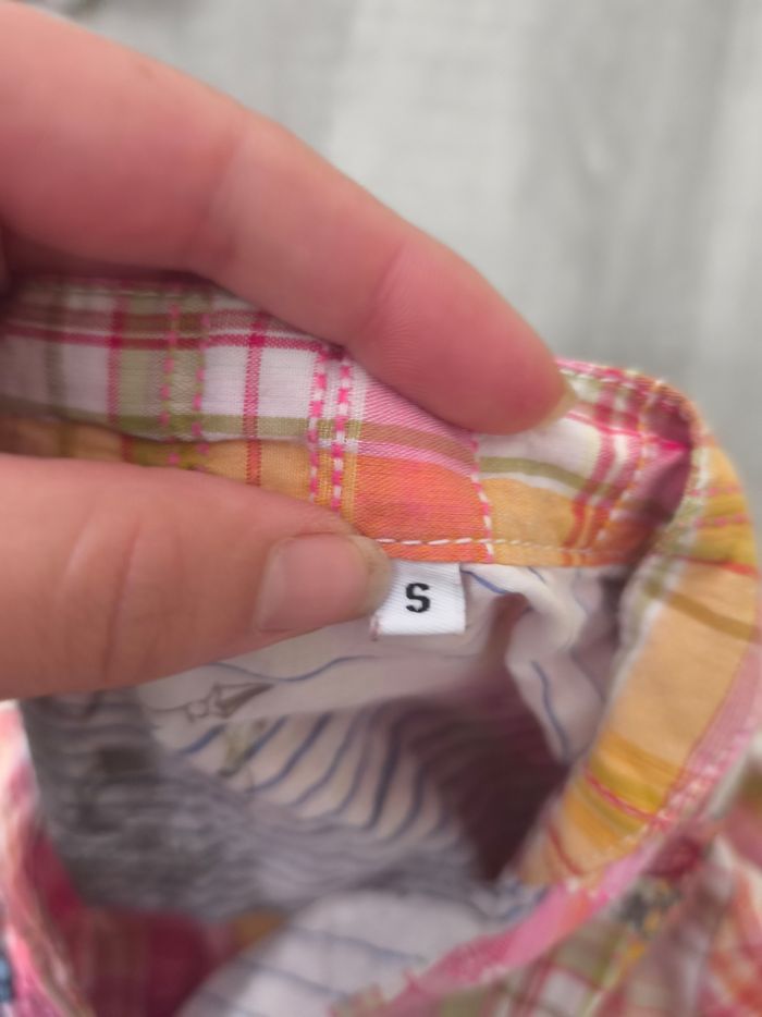 Chemise Rose orangé Desigual taille S - photo numéro 4