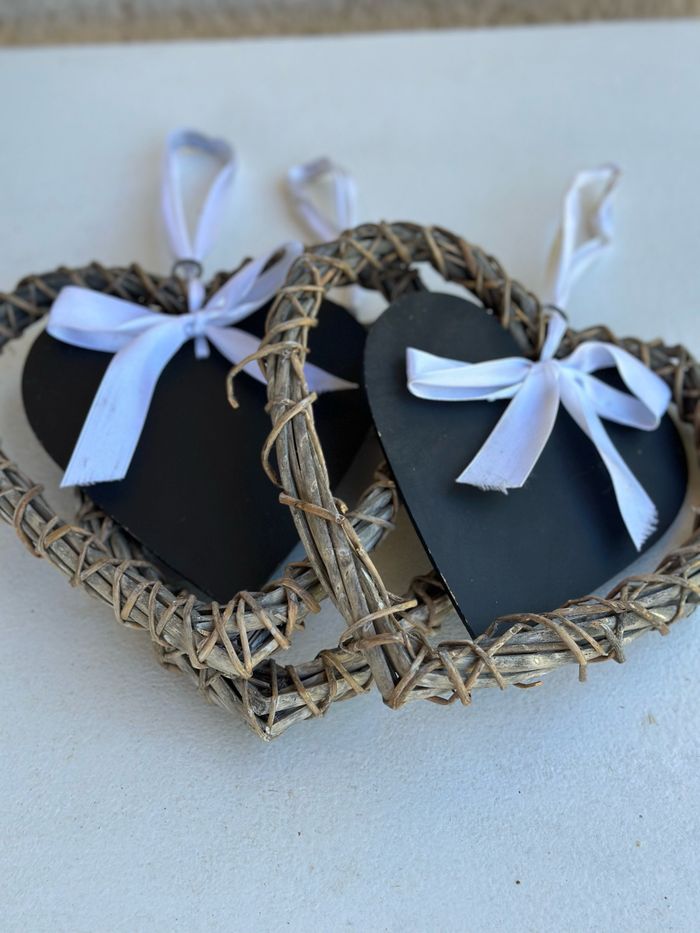 Lot de 3 cœurs ♥️ décoratifs à suspendre - photo numéro 4