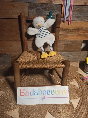 Doudou canard tape à l'oeil tbe