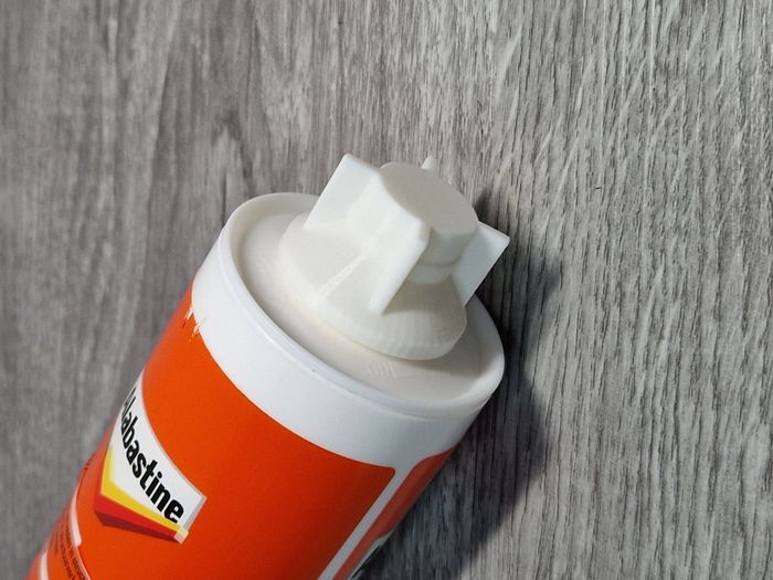 10 bouchons Blanc pour cartouche de silicone / colle / mastic - photo numéro 2