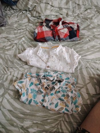 Lot chemise orchestra 12 mois