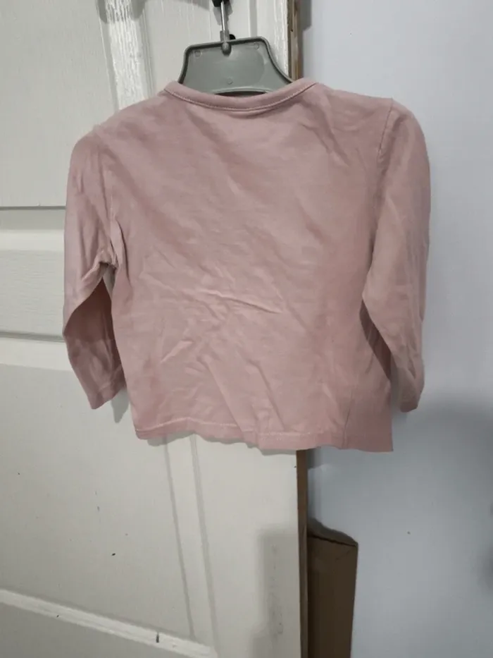 T-shirt manches longues/pull fin 86 cm - photo numéro 3