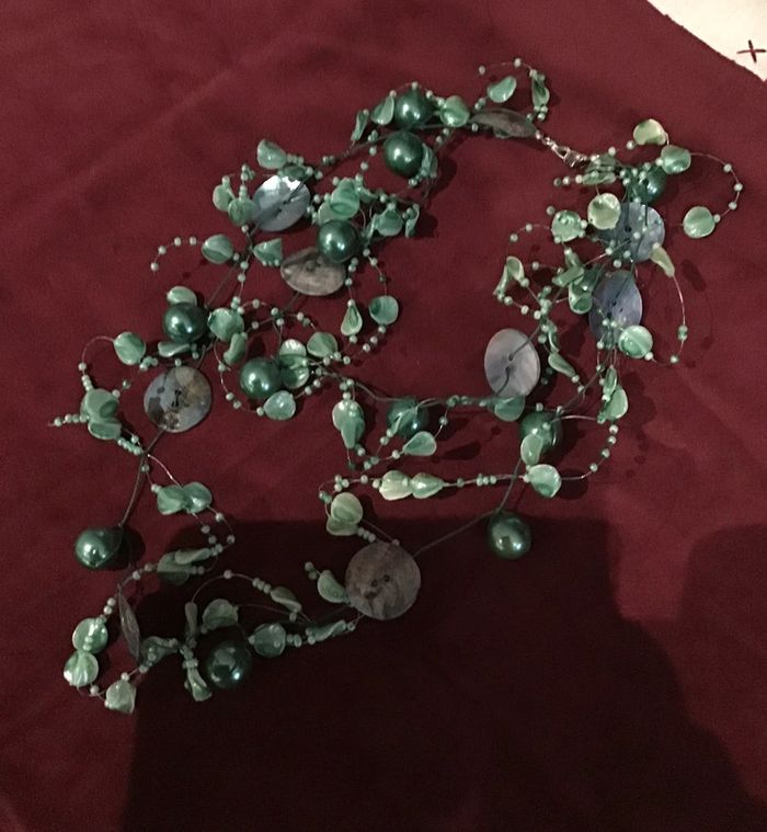 Magnifique collier fil vintage - photo numéro 2