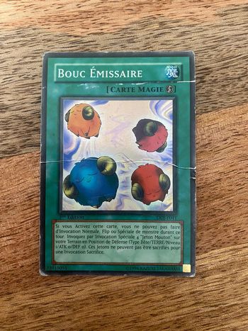 Carte Yu-Gi-Oh! Bouc émissaire DDJ-F041 1ère édition 1996