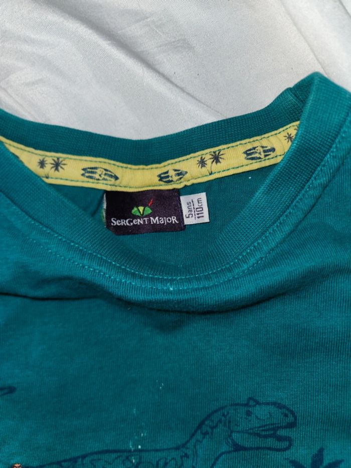 Tee-shirt manches courtes sergent major taille 5 ans - photo numéro 2