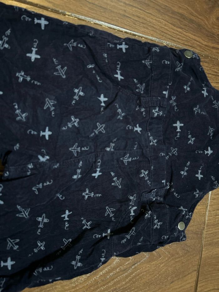 Salopette en velours et son pull assorti Avions de chez Absorba 3 ans - photo numéro 8