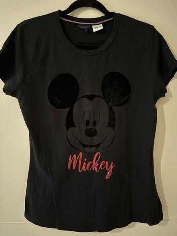 T-shirt noir Mickey Mouse – Taille XL – Disney x Salsa