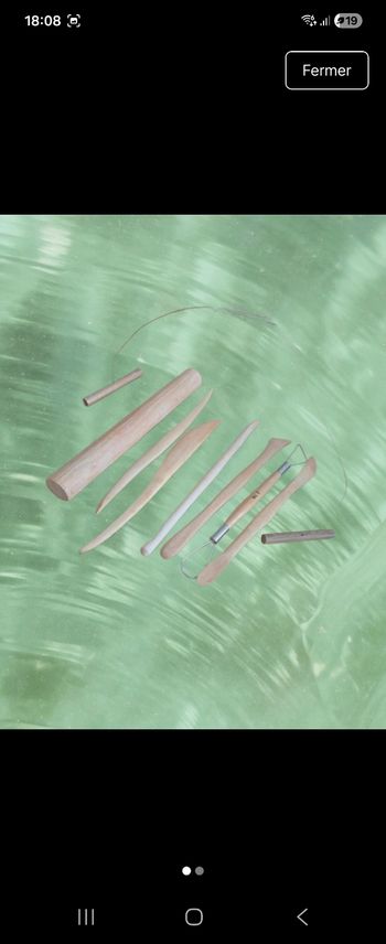 Lot outils de modelage / poterie / argile