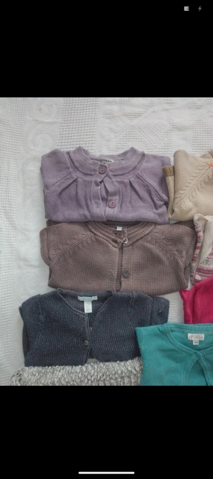 Gros lot gilet fille 18 mois - photo numéro 2