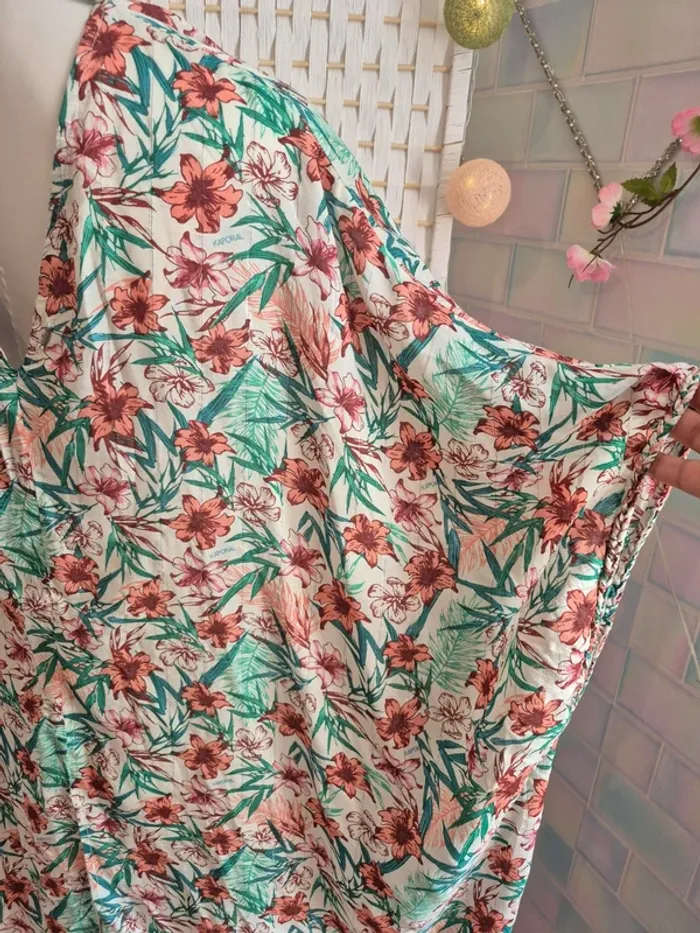 💕Jolie tunique / Kimono fleuri  Kaporal Femme TS /36 - La touche bohème de l'été ! 💕 - photo numéro 11