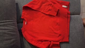 Sweat rouge 5 ans