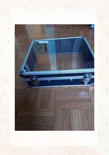 Mallette de rangement transparente