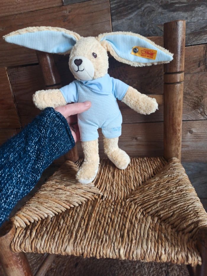 peluche lapin steiff tbe - photo numéro 2