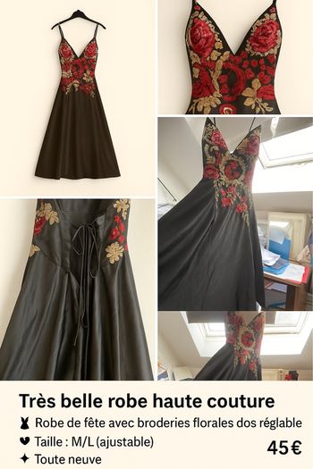 Robe de soirée /mariage /fete