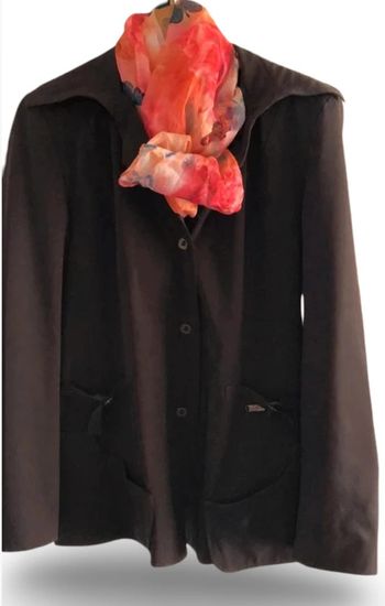 🌟 Rare! une pépite : veste Multiples 44 XXL état NEUF ultra raffinée + foulard offert