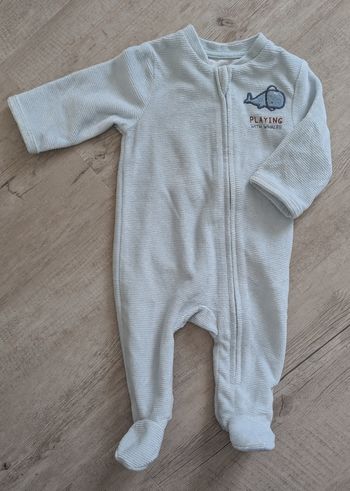 Pyjama velours 1 mois