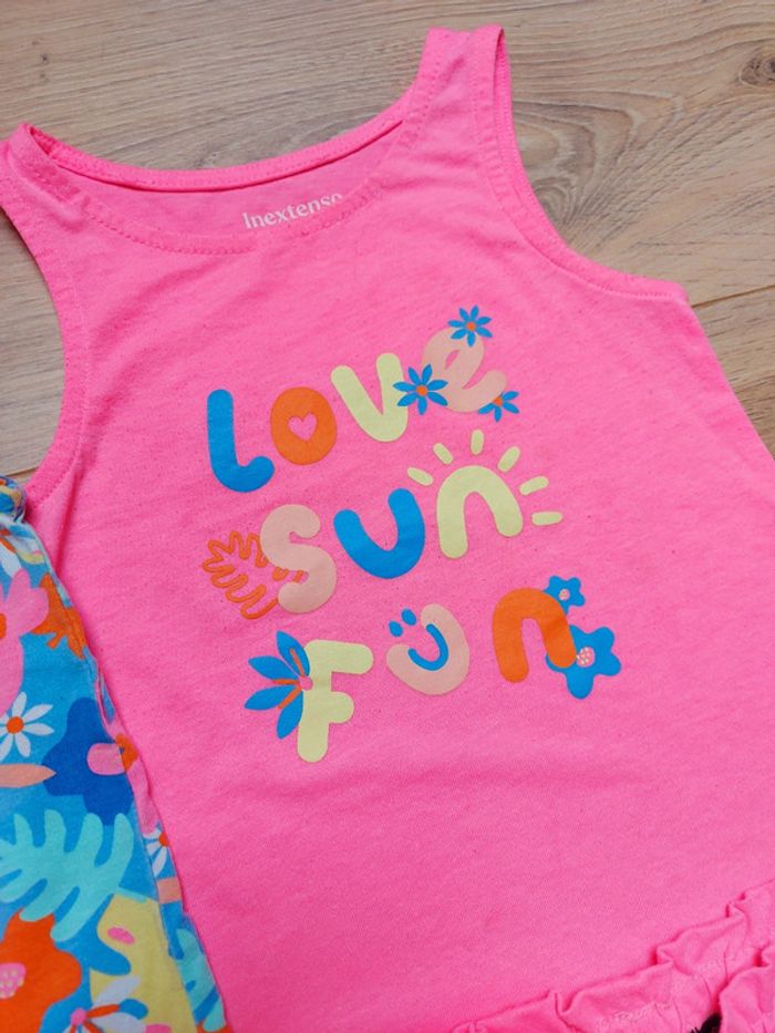 Lot de 2 débardeurs shorts In Extenso 2 ans - photo numéro 3