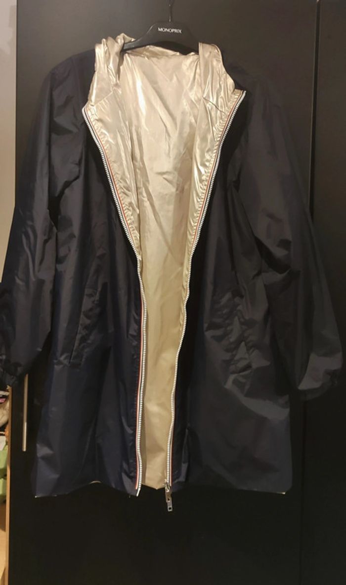 Veste/manteau long imperméable réversible Escandelle