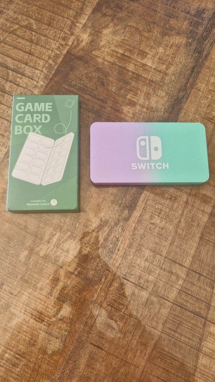 Etui pour 24 jeux Nibte so Switch , couleurs, neuf
