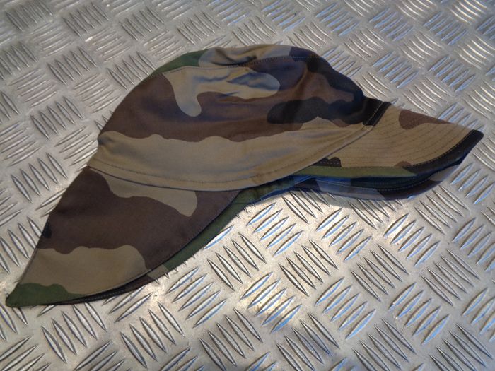 casquette F1 avec protège nuque CE militaire camouflage csv socovet balsan differentes tailles