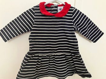 Jolie robe épaisse 6 mois Petit Bateau