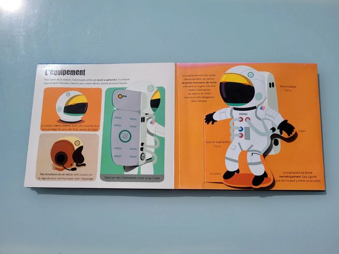 Mon livre animé de tirettes et flaps 🚀 L'Éspace 🛰 72 - photo numéro 8