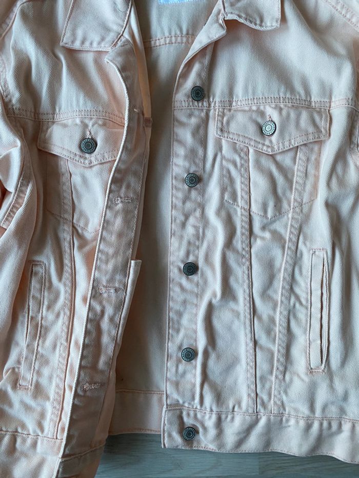 Veste en jean saumon - photo numéro 2
