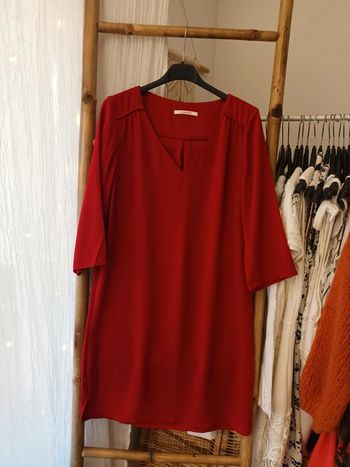 Jolie robe rouge Camaïeu taille 36/38