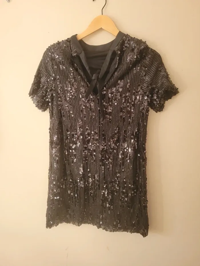 Tunique zara à paillettes taille XS - photo numéro 2