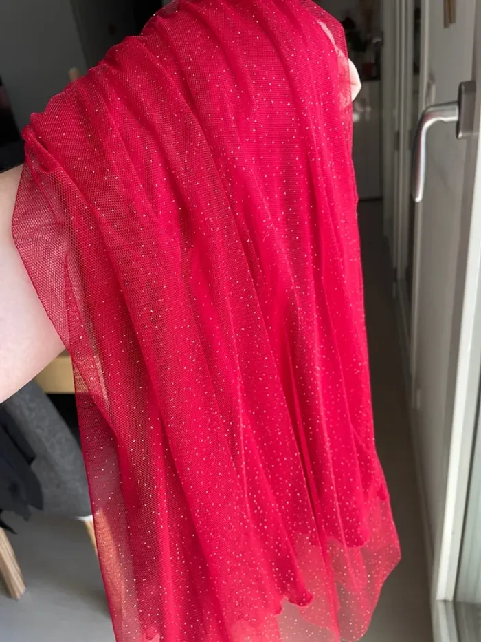 Robe de soirée rouge scintillantes - taille 38 - photo numéro 9